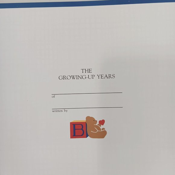 Set Of Two Vintage Alphabears Gear Kids C.R. Gibson Grow-Up Book and Photo Album - Picture 4 of 16